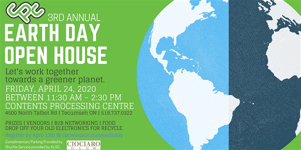 3rd Annual CPC Earth Day Open House